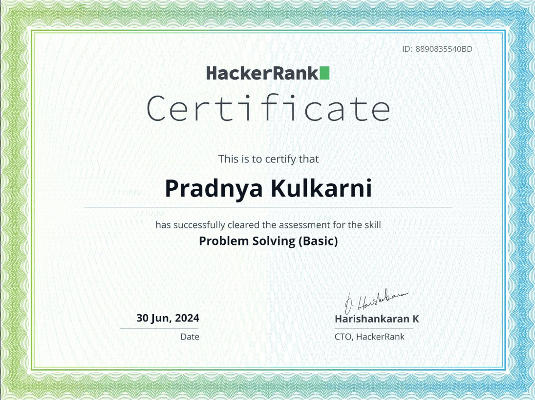 Problem Solving - HackerRank